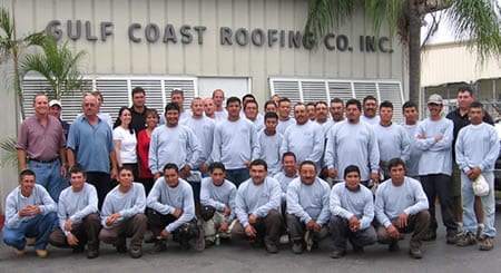 Gulf Coast Roofing Company logo